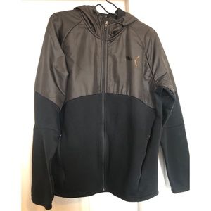 Puma - EUC, Evostripe Zip Up Hoodie in Black